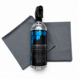 Glasreinigungs-Set – Glasreiniger 750 ml & 2 ClearView Glastücher